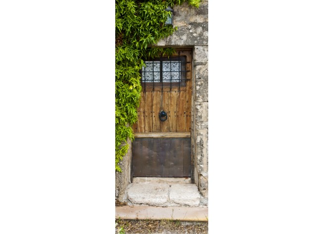 Наклейка на дверь Дверь Вальдемосский монастырь